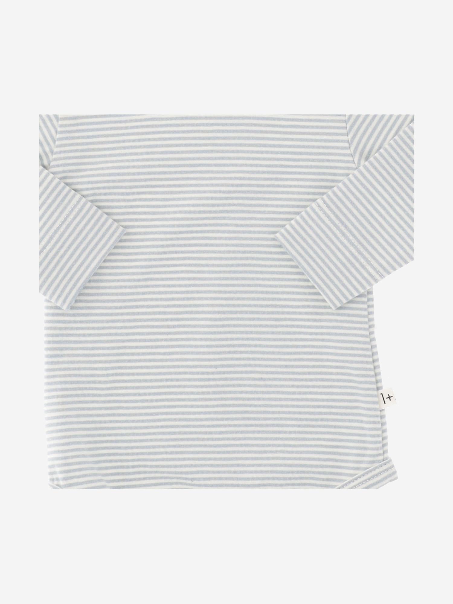 BODY A RIGHE IN COTONE STRETCH 25W020 NUVOLA 1+ IN THE FAMILY KIDS 
