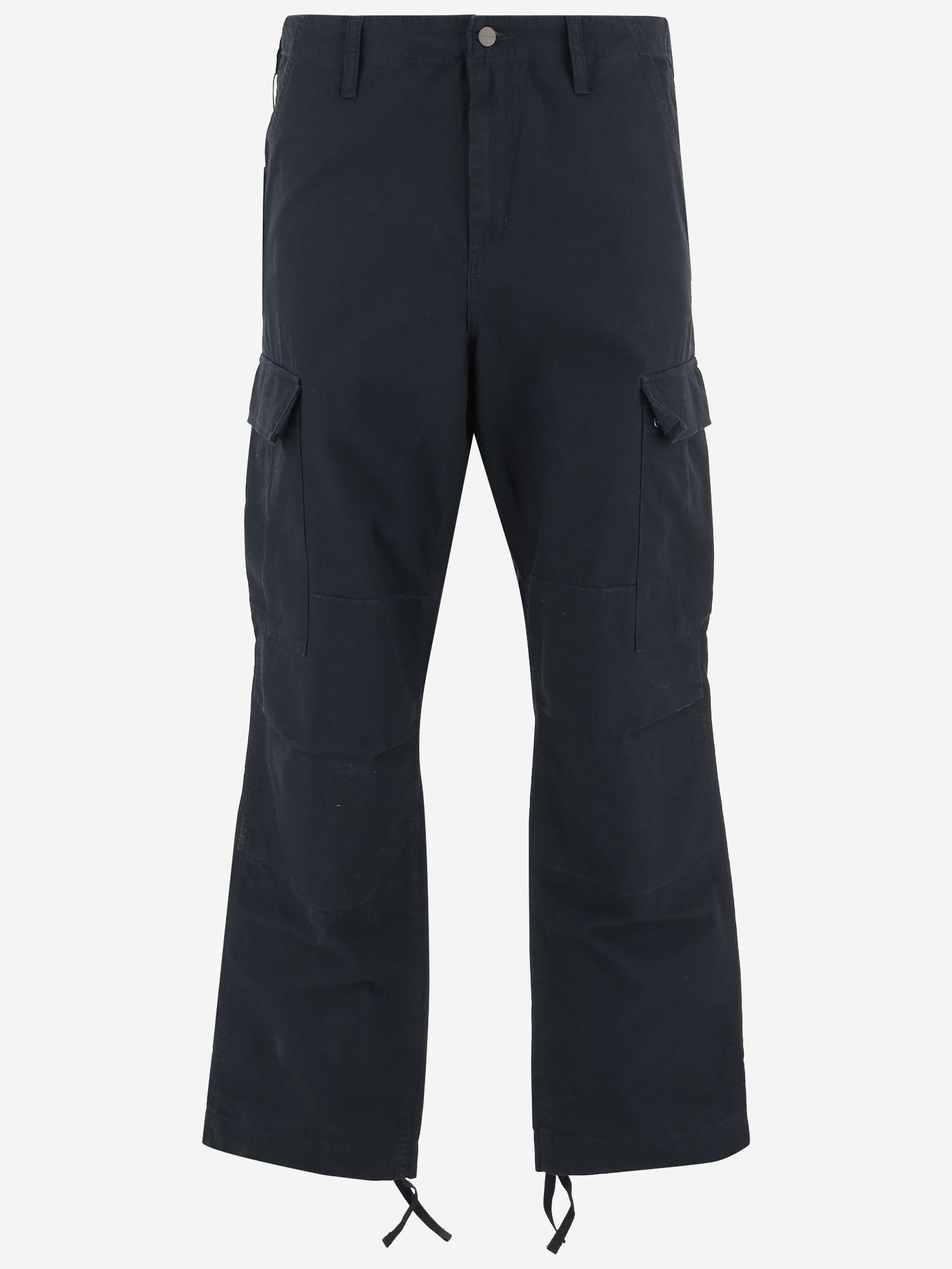 PANTALONI CARGO IN COTONE CON LOGO I032467 J002 CARHARTT WIP 