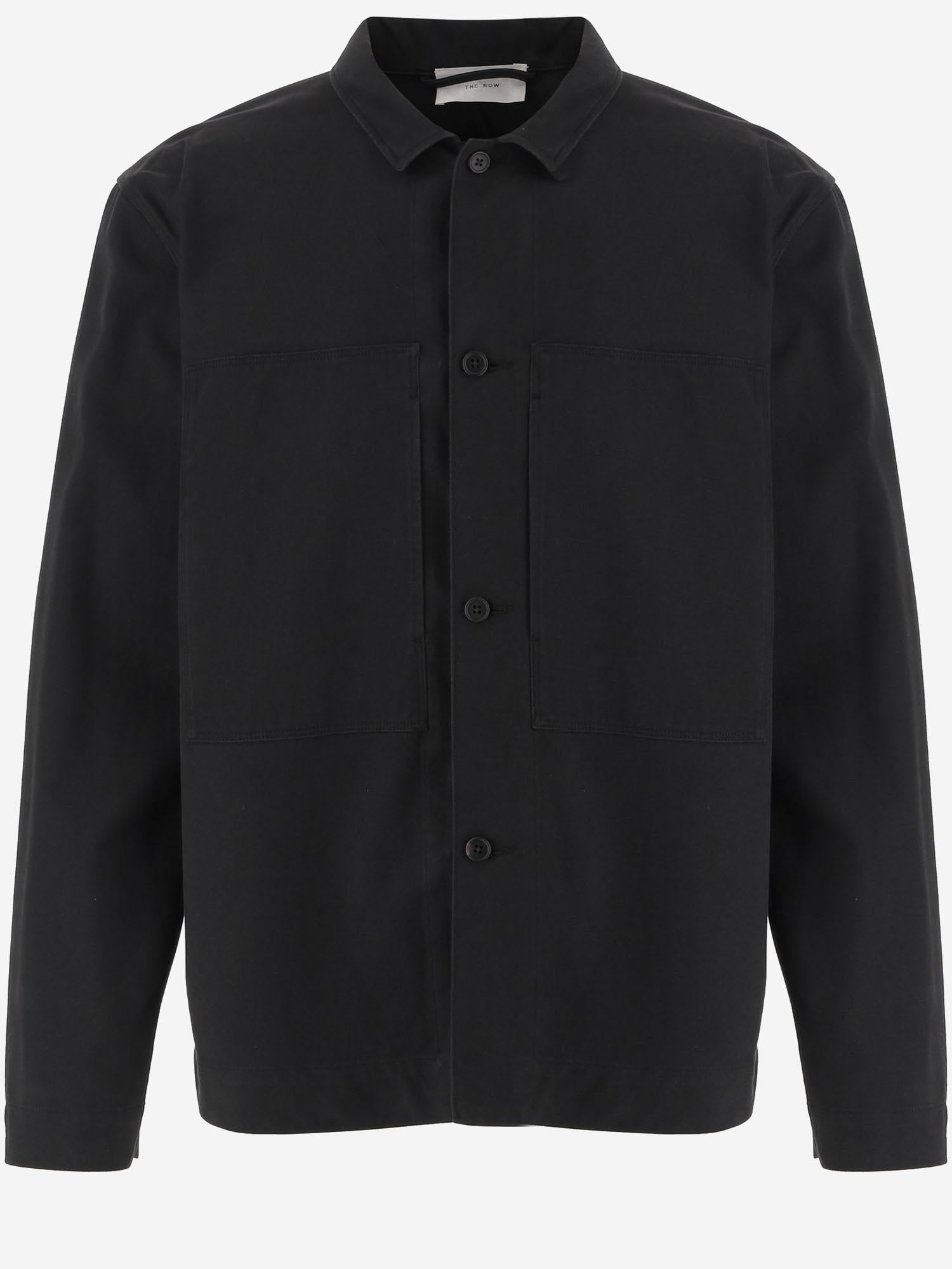 GIACCA SAMIR IN COTONE 1341W4330 BLK THE ROW 