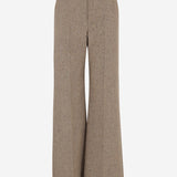 PANTALONI PALAZZO LANA MACULATO 7B0RB6S0 9RTE83 VALENTINO 