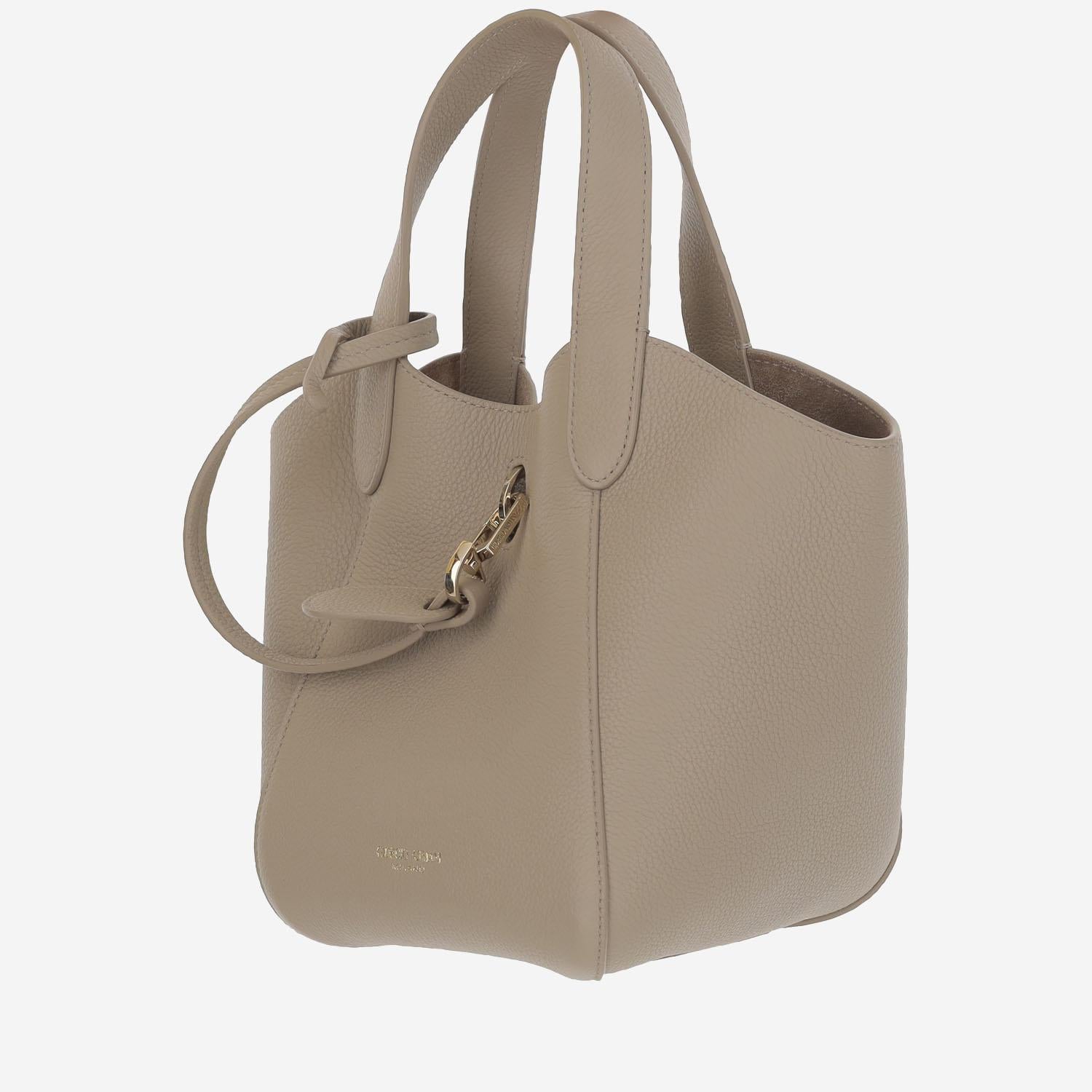 BORSA TOTE IN PELLE CON LOGO GW000820 AF14187U6153 GIORGIO ARMANI 