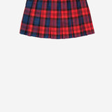 GONNA IN LANA CON MOTIVO CHECK JFE182 AUKJF1SAX FENDI KIDS 