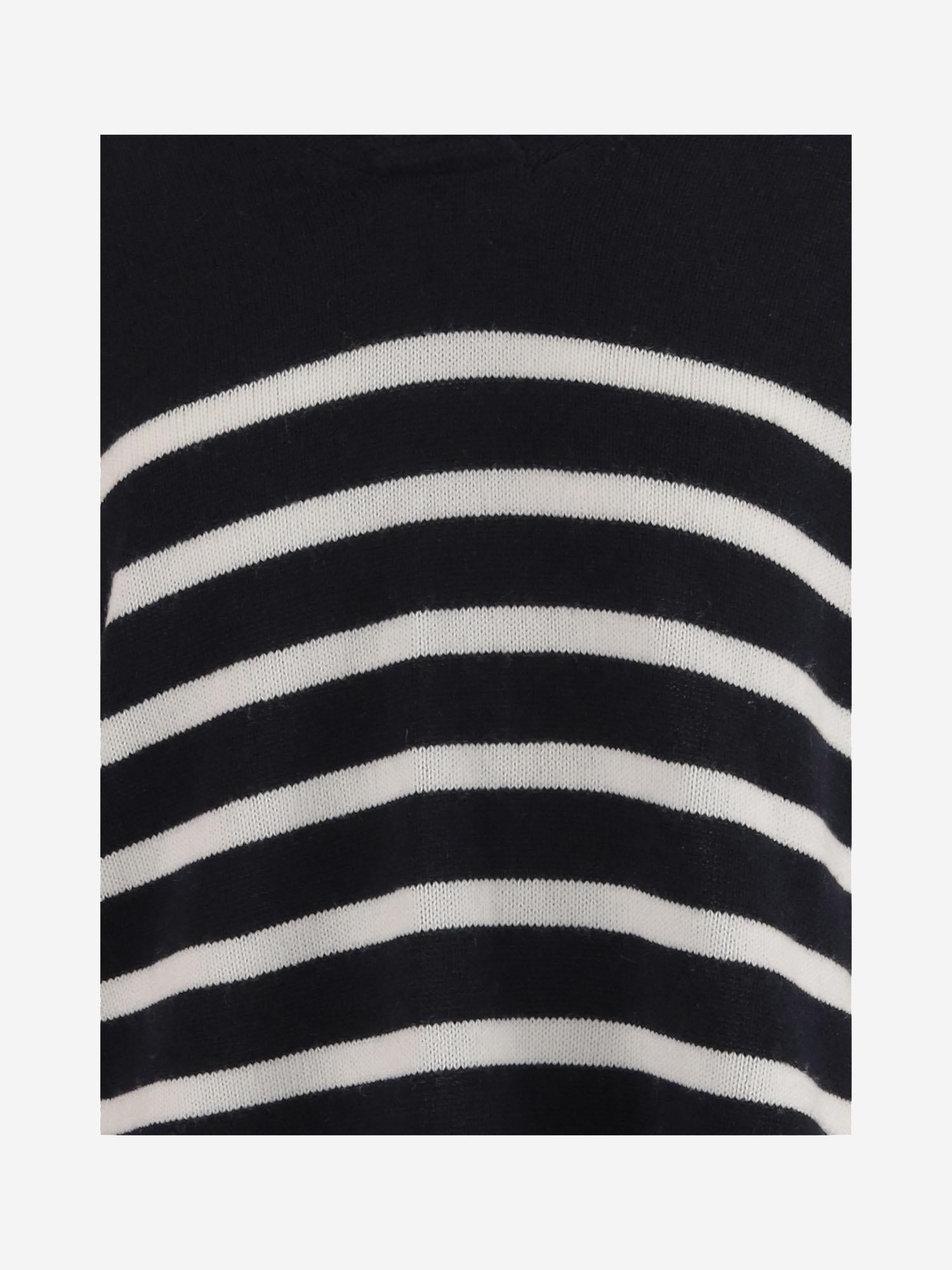 MAGLIONE A RIGHE  IN CASHMERE 26217022 1440 ALLUDE 