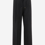 Pantaloni in gabardine di lana 2A00018598XP 999 MONCLER 