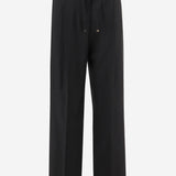 Pantaloni in gabardine di lana 2A00018598XP 999 MONCLER 