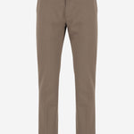 PANTALONI IN COTONE 8115462 CLAY BROWN BURBERRY 