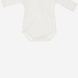 BODY IN COTONE CON COLLETTO RICAMATO BODY BEIGEROSA NICOLETTA FANNA KIDS 
