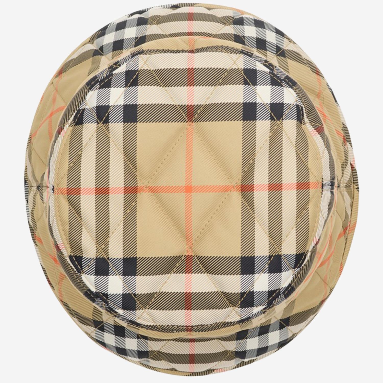 CAPPELLO BUCKET TRAPUNTATO A FERRO DI CAVALLO 8125533 SANDIPCHECK BURBERRY 