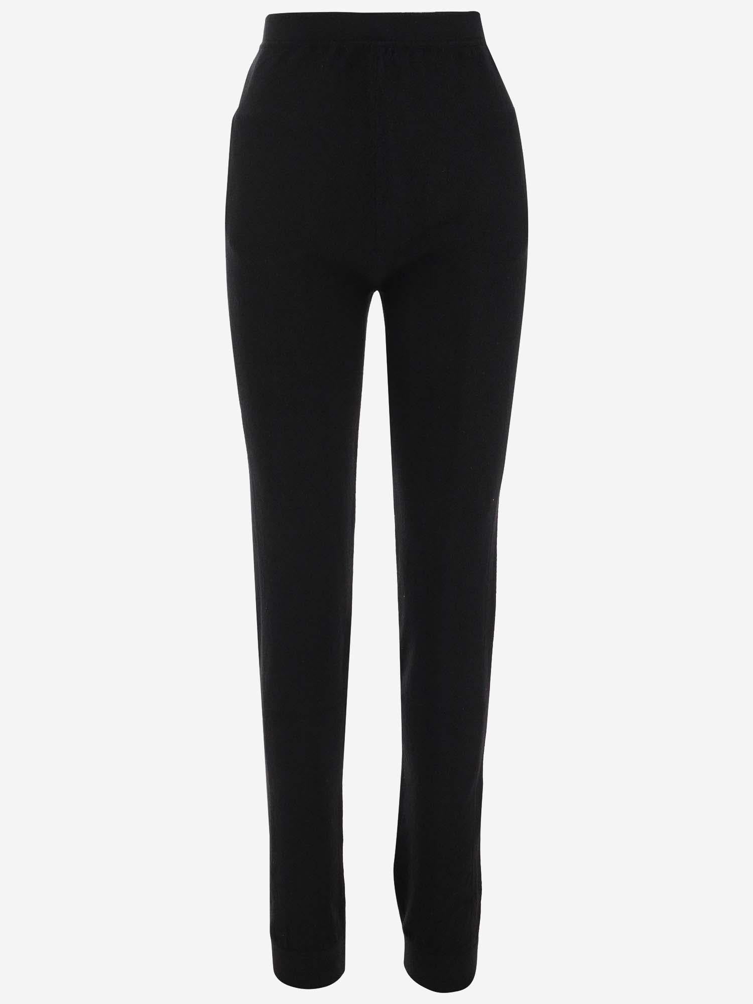 LEGGINGS A VITA ALTA IN CASHMERE 765442 YALL21000 SAINT LAURENT 