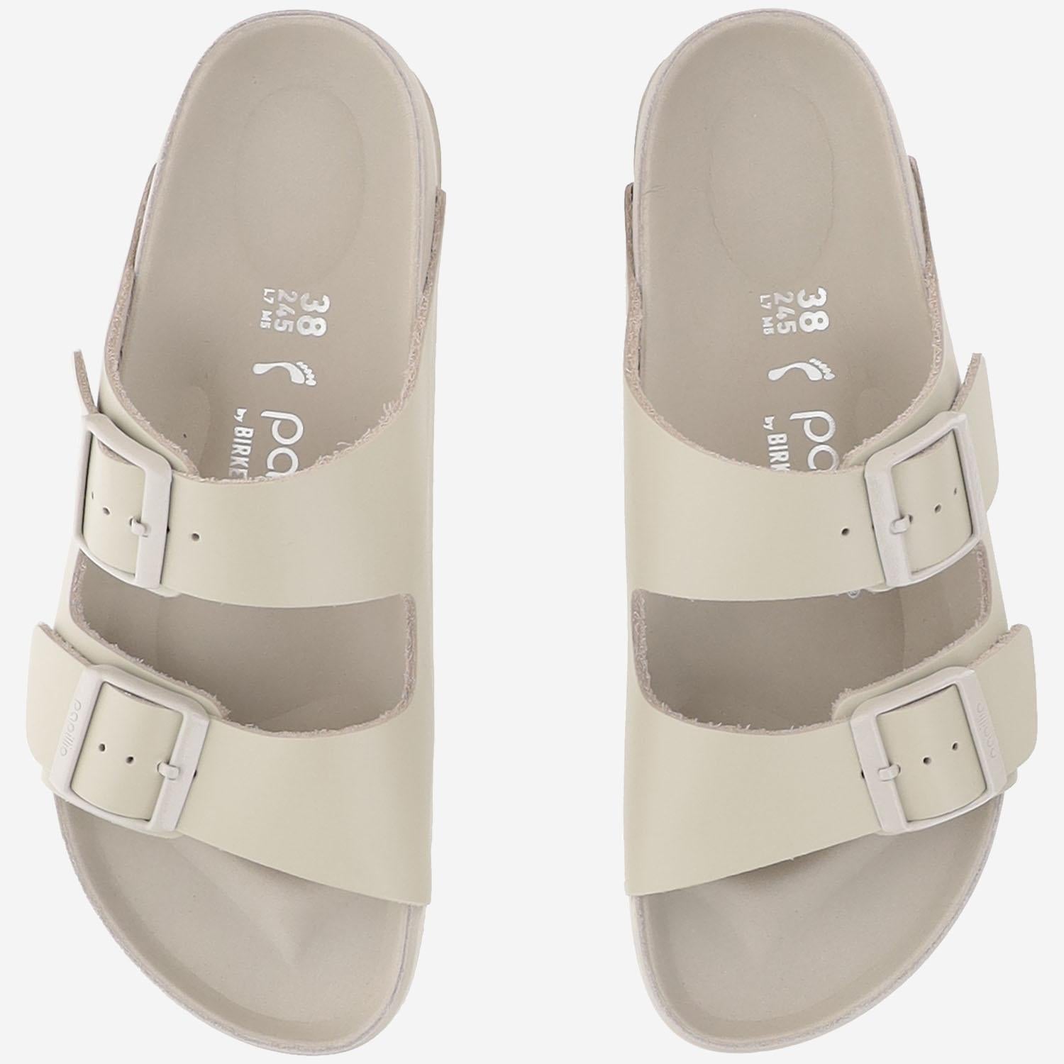 SANDALI ARIZONA PAP FLEX IN PELLE 1031470 OYSTER BIRKENSTOCK 