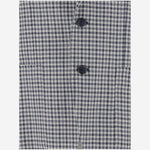 GIACCA MONOPETTO IN MISTO LINO CON MOTIVO CHECK 1SMC22K 340303EI887 TAGLIATORE 