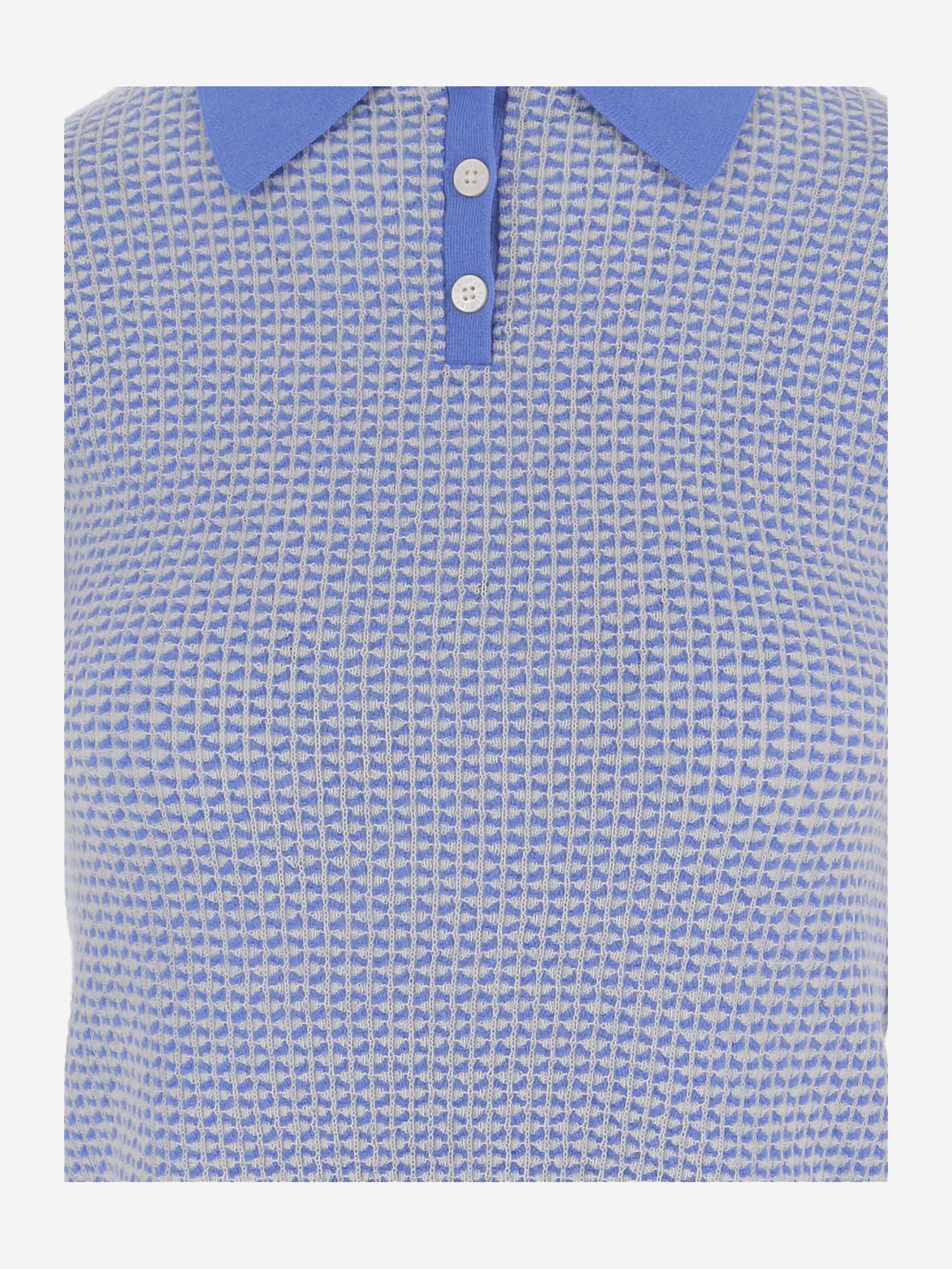 POLO PIQUE SHRUNKEN IN CASHMERE W39011WF AMSAICO GUEST IN RESIDENCE 