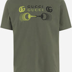 T-SHIRT IN COTONE CON LOGO 796395 XJHC93254 GUCCI 
