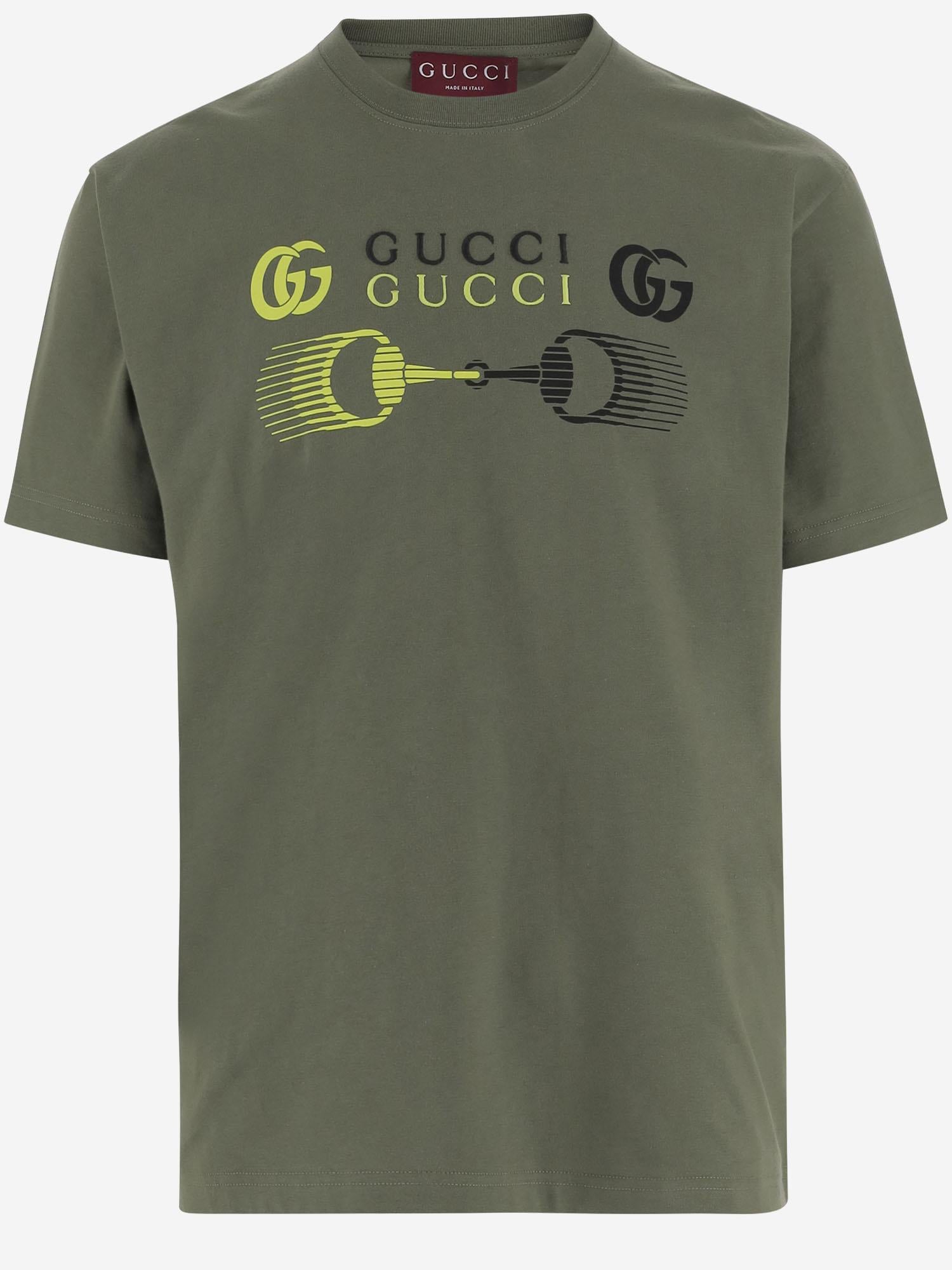 T-SHIRT IN COTONE CON LOGO 796395 XJHC93254 GUCCI 