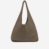 BORSA A SPALLA IN LANA E ALPACA AW25A1728Y195 TOBACCO LAUREN MANOOGIAN 