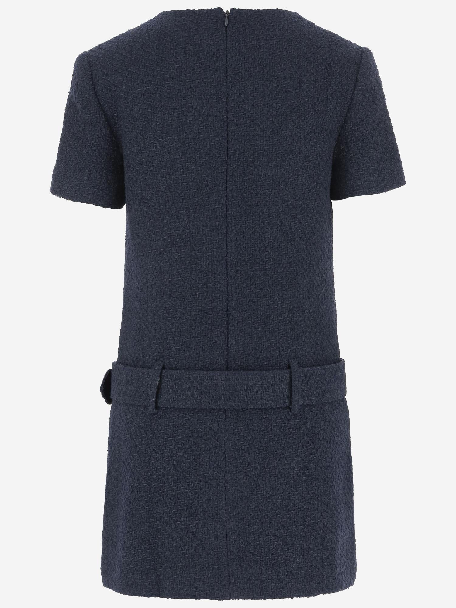 ABITO IN MISTO LANA PF25034SBL BLUE SELF PORTRAIT 