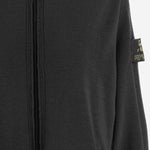 FELPA CON ZIP IN LANA MERINO PMG28 BLACK PREMIATA 