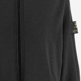 FELPA CON ZIP IN LANA MERINO PMG28 BLACK PREMIATA 