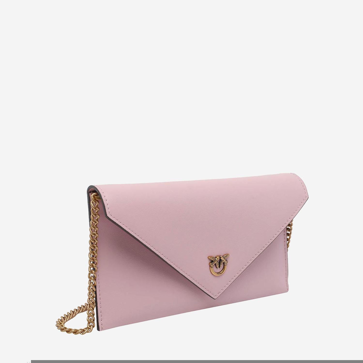 BORSA A BUSTINA PICCOLA CON LOGO 105347 A0F1P26Q PINKO 