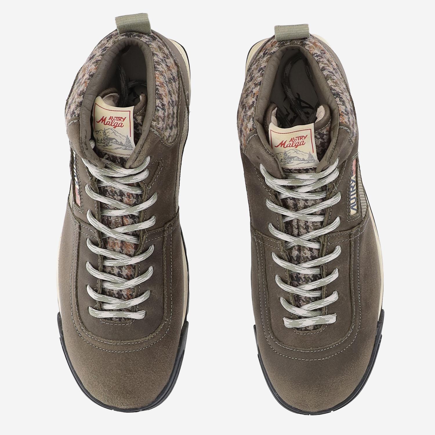 STIVALETTI MALAGA IN MISTO PELLE HBMMSF03 ERBMOSSTONE AUTRY 