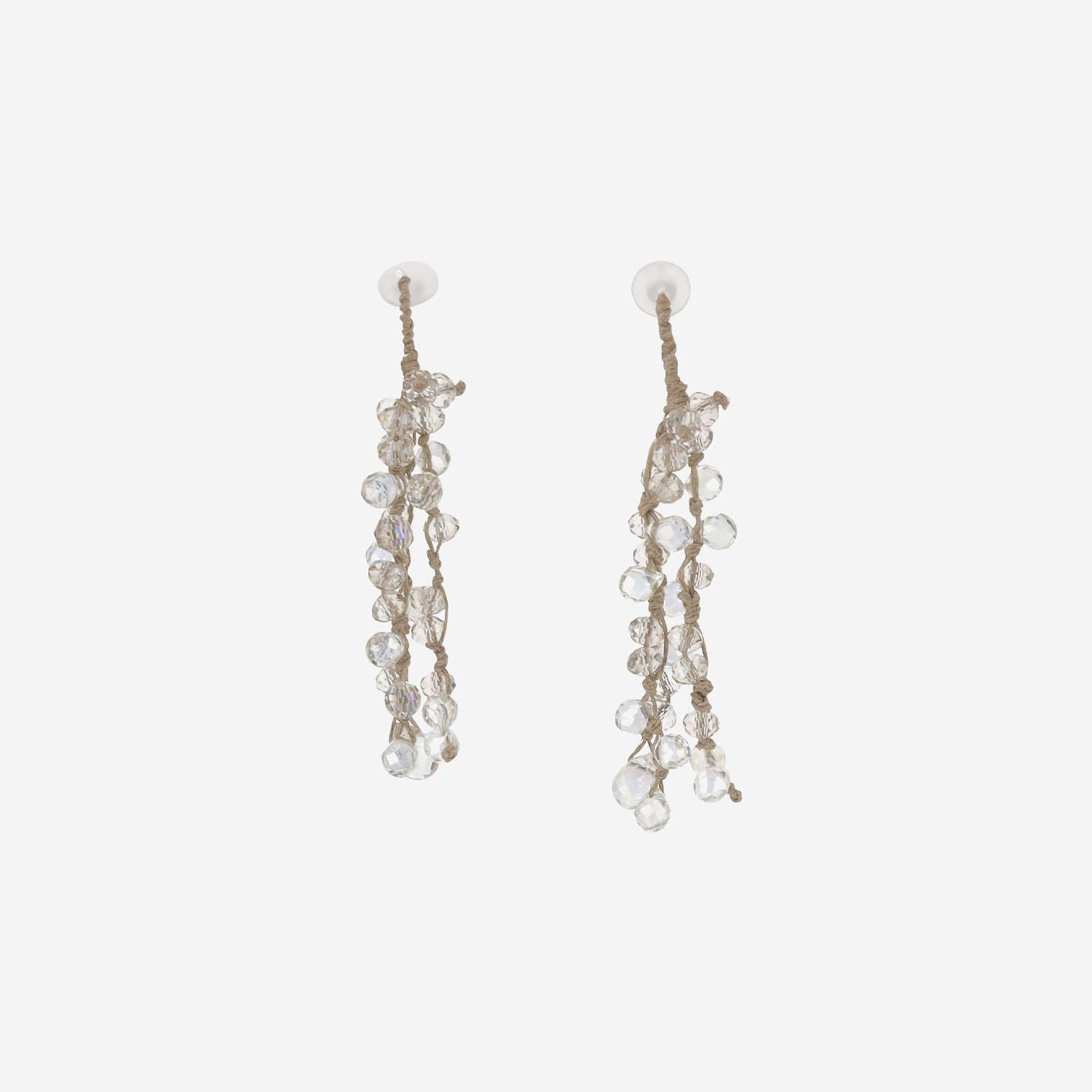 ORECCHINI CON cristalli FBDTASSELCHAMP  MELA 