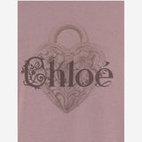 FELPA IN MISTO COTONE CON LOGO CH25WJH27194 6R5 CHLOE 