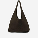 BORSA A SPALLA IN LANA E ALPACA AW25A1728Y195 SOIL LAUREN MANOOGIAN 