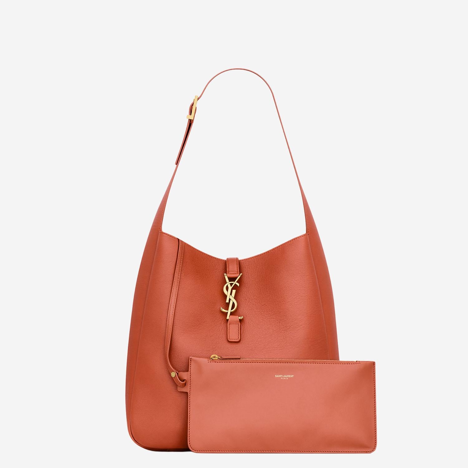 BORSA LE 5 À 7 IN PELLE MARTELLATA 850545 AAAUQ7993 SAINT LAURENT 