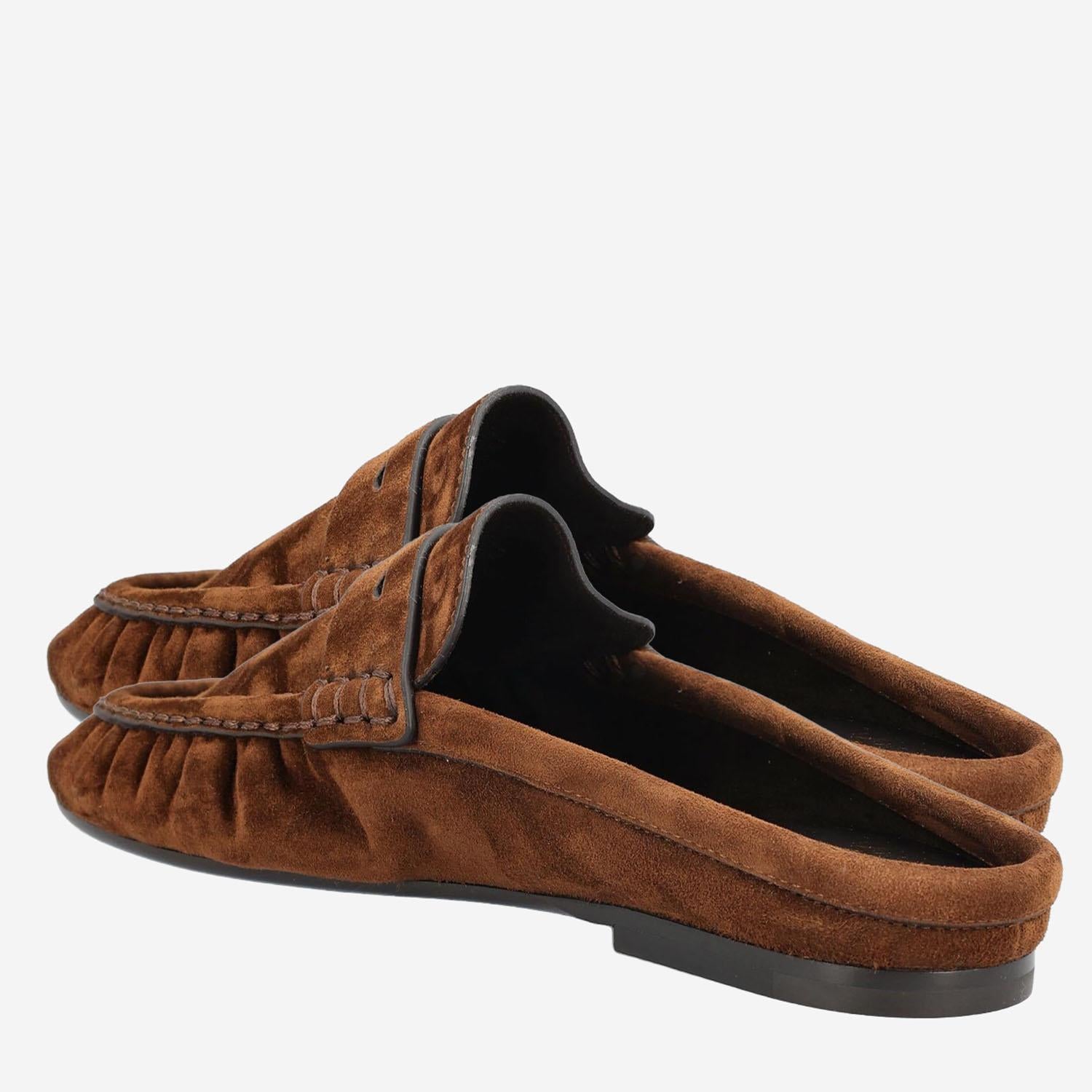 MULES LE LOAFER IN SUEDE 852392 27DTT2319 SAINT LAURENT 