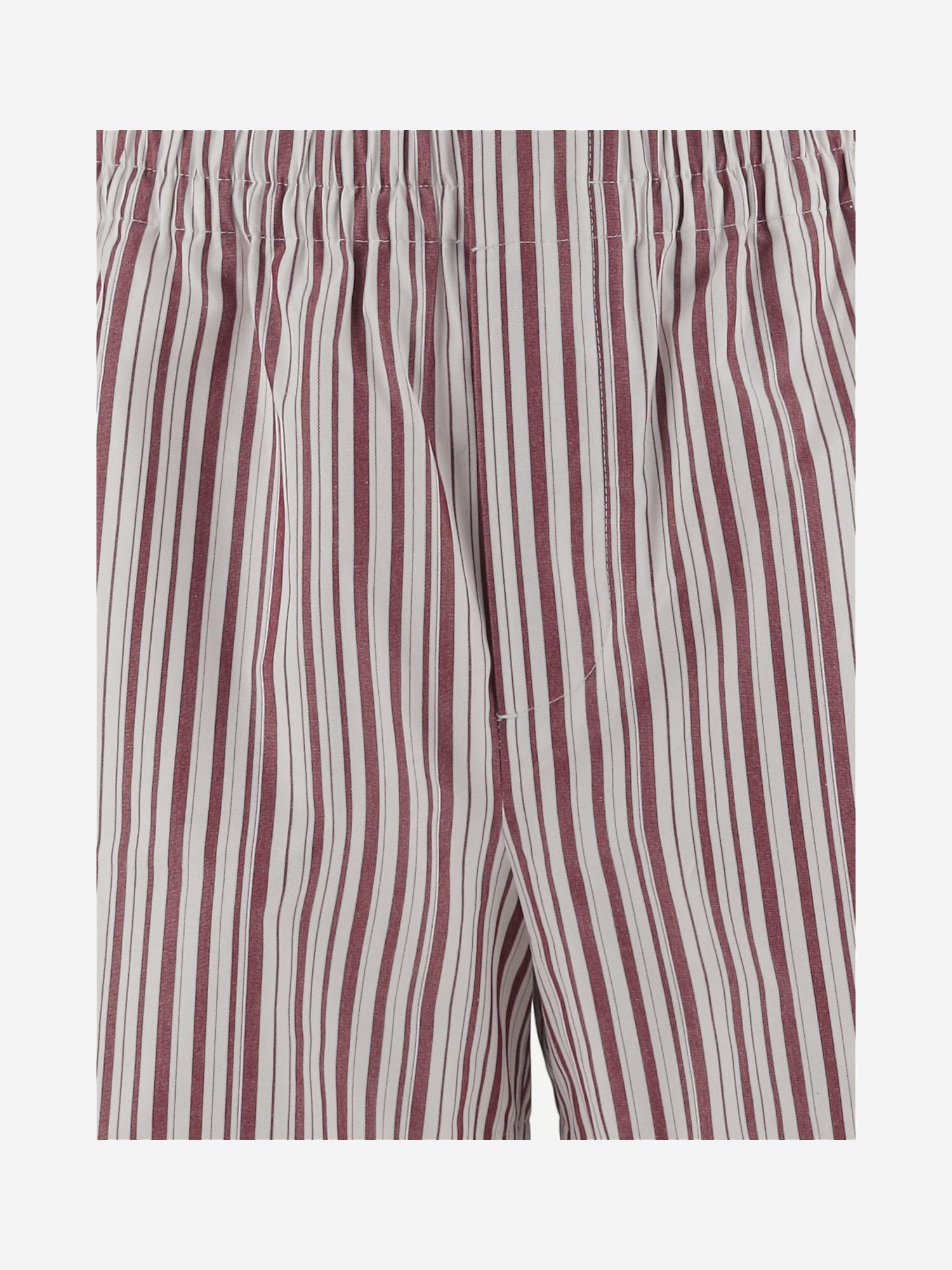 PANTALONI CORTI IN COTONE CON MOTIVO A RIGHE 810783 Z7AR09081 GUCCI 