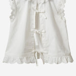 TOP IN COTONE CON INSERTI IN PIZZO 22236 000 THE.GARMENT 