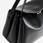 BORSA A SPALLA EUDORA IN TESSUTO VEGANO 261WTMCT0OOVF0303A JETBLACK THEMOIRè 