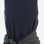 MAGLIA SMANICATA IN COTONE E CASHMERE KW1455 YN0459888 JW ANDERSON 