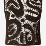 Top in crochet geometrico 106438 A354M05 PINKO 