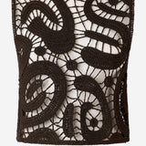 Top in crochet geometrico 106438 A354M05 PINKO 