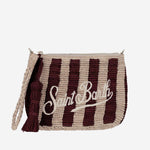 POCHETTE IN RAFIA CON LOGO RAFP001 09042L MC2 SAINT BARTH 