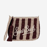 POCHETTE IN RAFIA CON LOGO RAFP001 09042L MC2 SAINT BARTH 