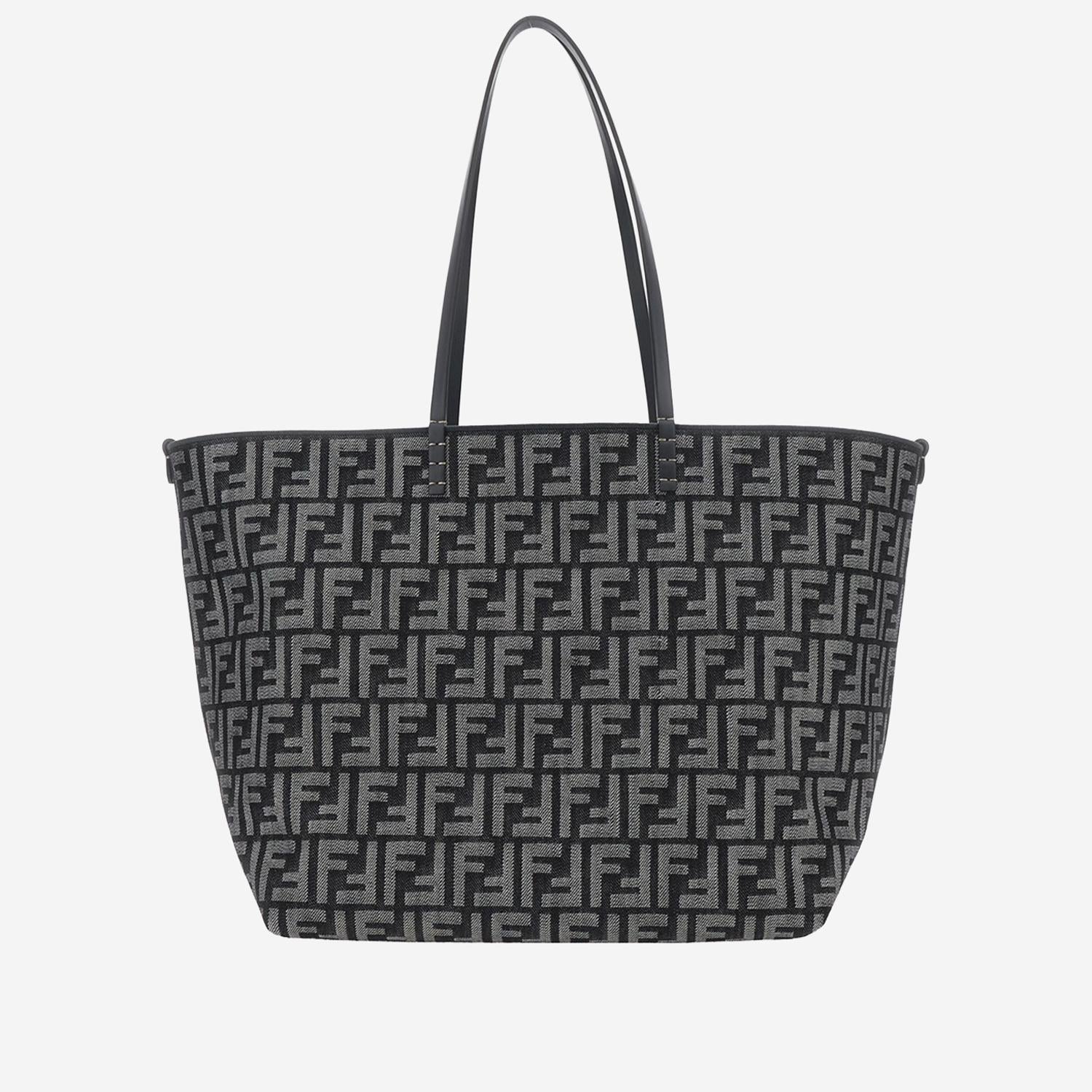 BORSA  ROLL LARGE CON MOTIVO FF 8BH425 AUT4F1UJ5 FENDI 