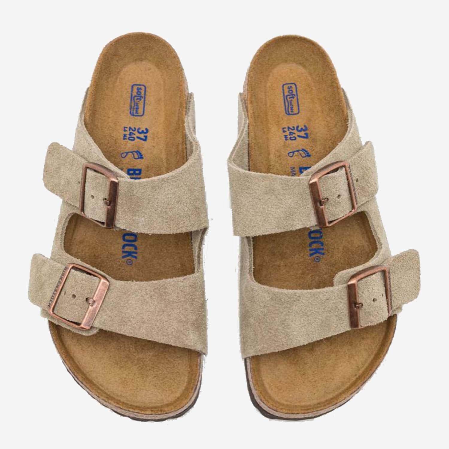 SANDALI ARIZONA IN SUEDE 951303 TAUPE BIRKENSTOCK 