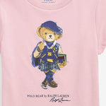 T-shirt in cotone con stampa Polo Bear 312961230 001 POLO RALPH LAUREN KIDS 