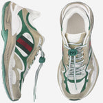 SNEAKERS IN PELLE CON DETTAGLIO WEB 853709 AAGGM9251 GUCCI 