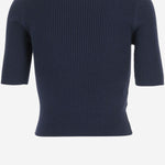 CROP TOP IN SETA E COTONE CON LOGO 102017 A1KWF92 PINKO 