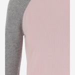 MAGLIA IN CASHMERE BICOLORE W40610JL PWPNKHGR GUEST IN RESIDENCE 