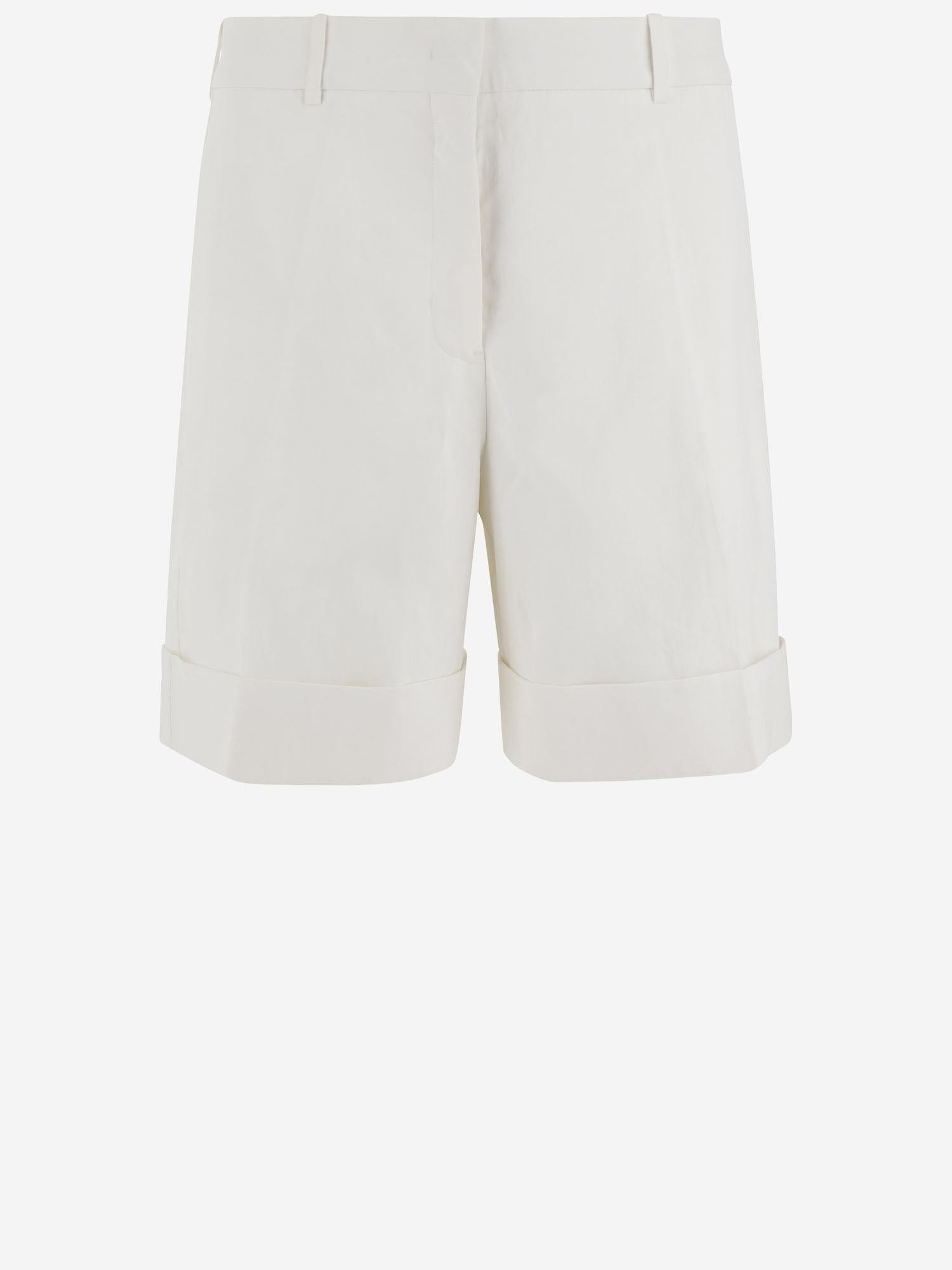 PANTALONI CORTI IN LINO J02KA0323 J60001100 JIL SANDER 