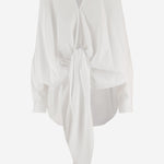 CAMICIA ROMY CON NODO FRONTALE E ORLO ASIMMETRICO WSH33 FAC1620001 DARKPARK 