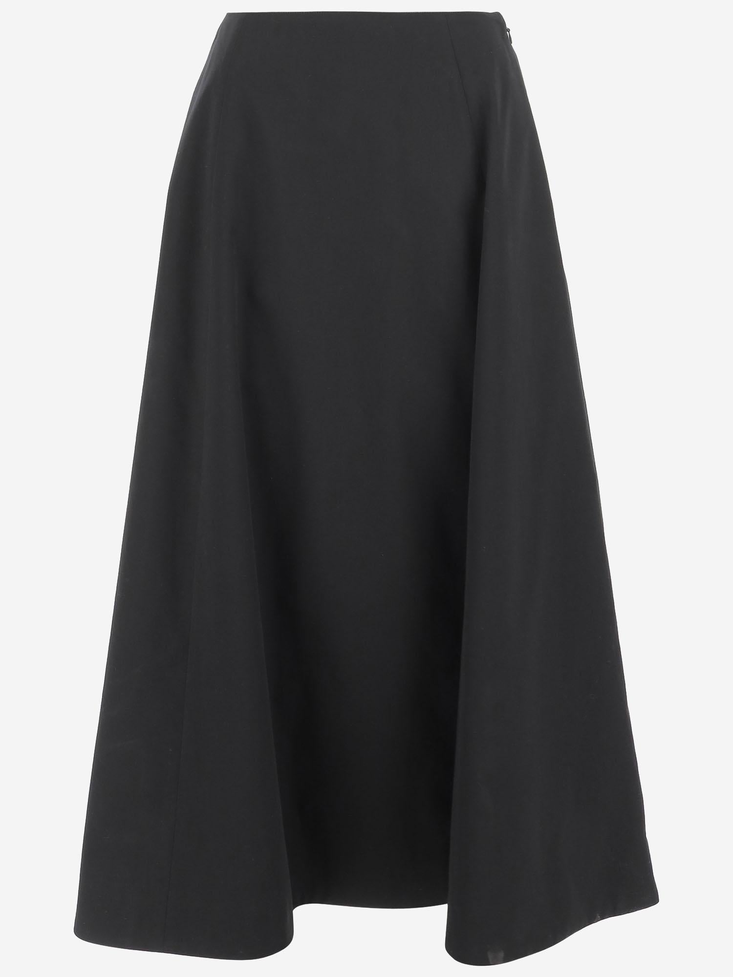 GONNA MIDI IN COTONE 814357 TBP011000 BALENCIAGA 