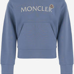 felpa in cotone con cappuccio 8G00017899PS 714 MONCLER ENFANTS 
