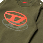 FELPA IN COTONE CON LOGO K00753 KYAVFK511 DIESEL KIDS 