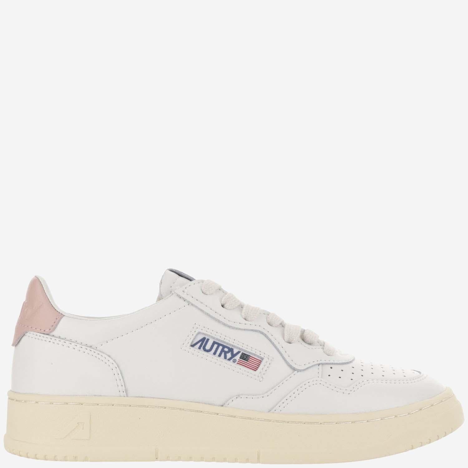 SNEAKERS LOW MEDALIST AULWLL16 WHTPINK AUTRY 