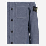 CAMICIA IN DENIM DI COTONE 1100002 S0310V0040 STONE ISLAND KIDS 